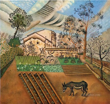  Joan Works - The Vegetable Garden with Donkey Joan Miro
